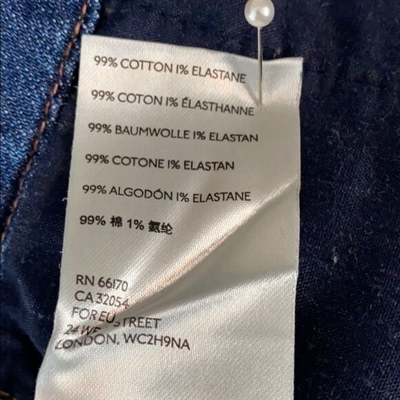 Pilcro high Rise Pleated Wide Leg Denim Crops - Picture 8 of 8